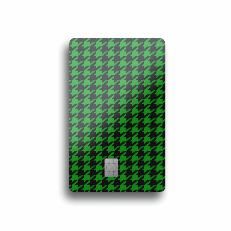 Classic Houndstooth Card Skin (COLOR OPTIONS)